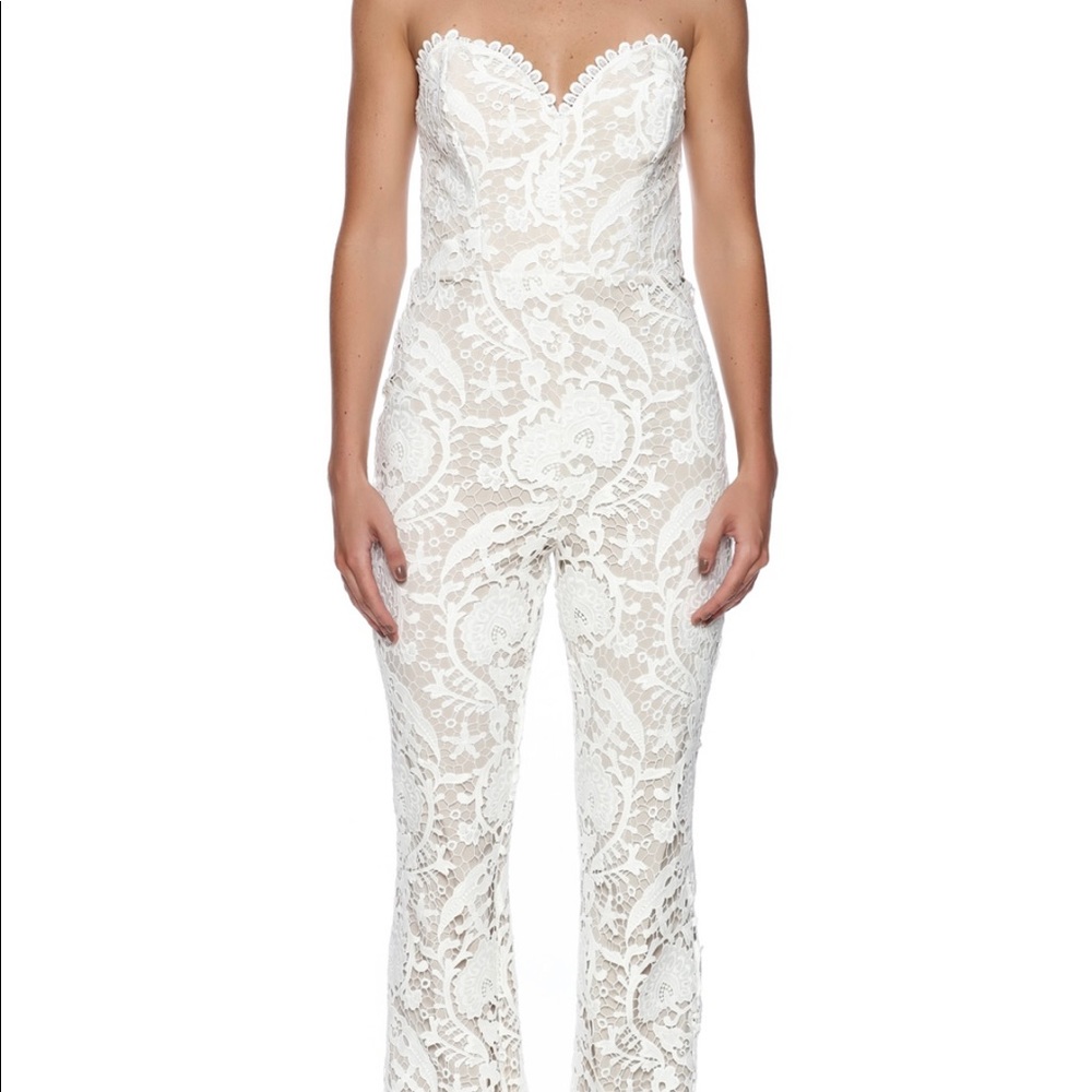 Stone Cold Fox Lace Jumpsuit- Size XS